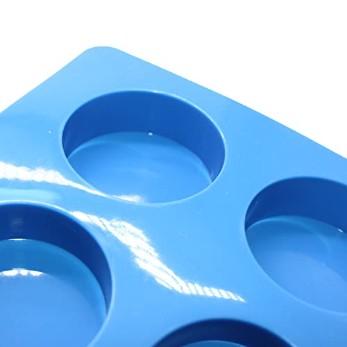 X-Haibei Round Guest Basic Soap Lotion Bar Resin Crafts Silicone Mold Dia. 2 inch,Height 0.7 inch per Cavity 2oz per Cell | Easy Release & Thick Design - Image 5
