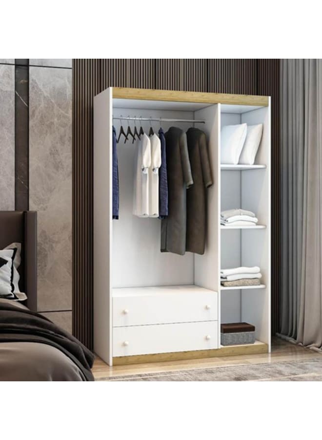 ريترو RA054 دولاب 120×190×50سم - أبيض - Image 3