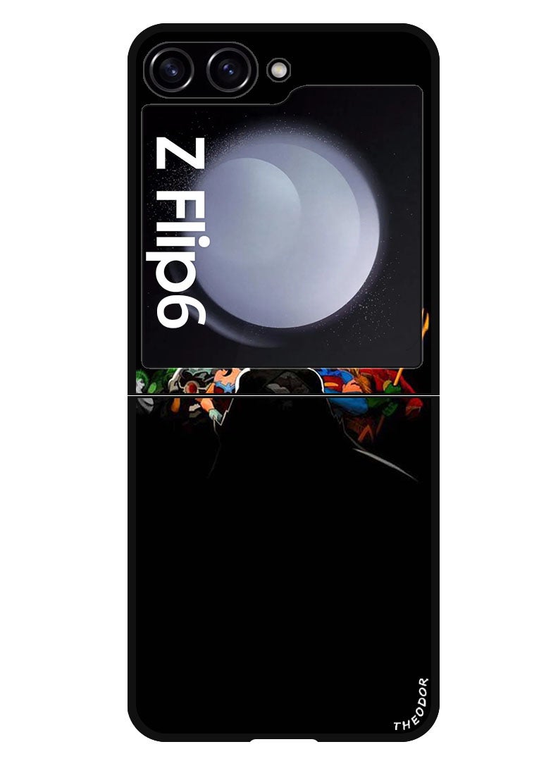 Theodor Protective Case Anti Scratch Shock Proof Bumper Cover For Samsung Galaxy Z Flip 6 Hero Squad - Image 1