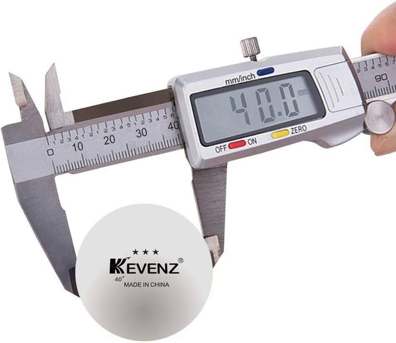 KEVENZ 3 Star Ping Pong Balls, 40+mm Advanced Table Tennis Balls, Bulk Outdoor and Indoor Ping-Pong Balls for Training, Competition and More, White - Image 4