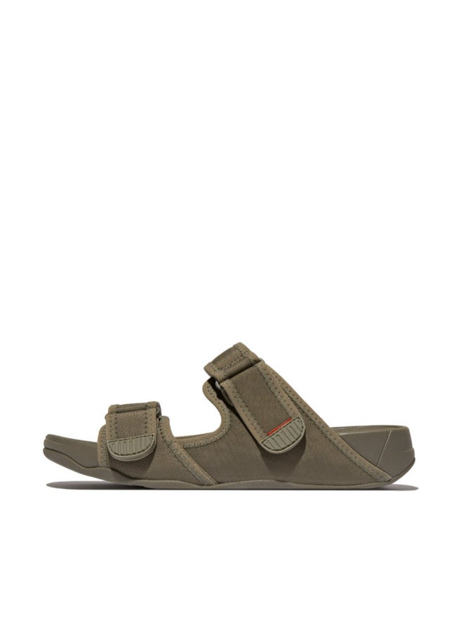 FitFlop 049-806 Fitflop Mens Sandals Gogh Moc Mens Adjustible Slide GT3-B74 Olive  - Image 1