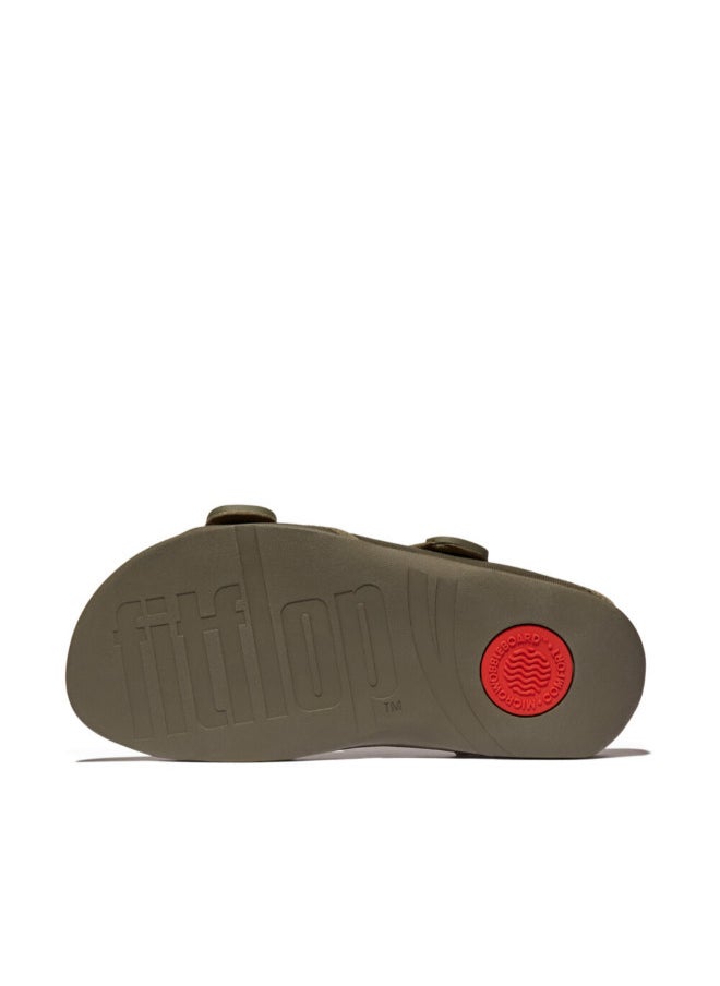 FitFlop 049-806 Fitflop Mens Sandals Gogh Moc Mens Adjustible Slide GT3-B74 Olive  - Image 5