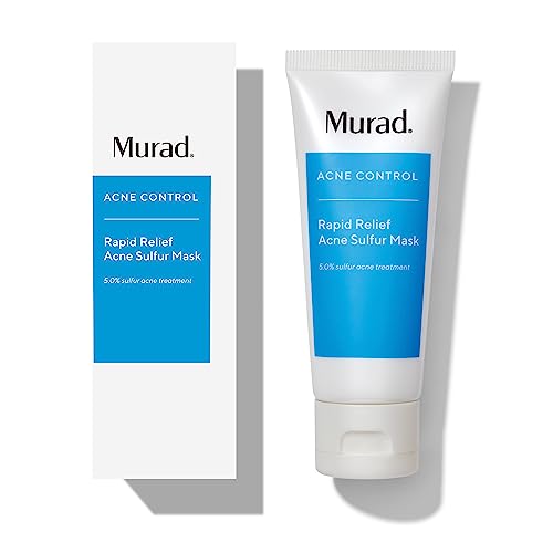 Murad Rapid Relief Acne Sulfur Mask  Acne Control Clay Face Mask with Salicylic Acid  25 fl oz