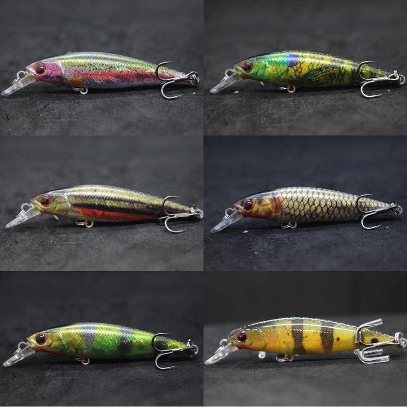 wLure Minnow Crankbait for Bass Fishing Bass Lure Jerkbait Fishing Lures and Tackle Box - Image 3
