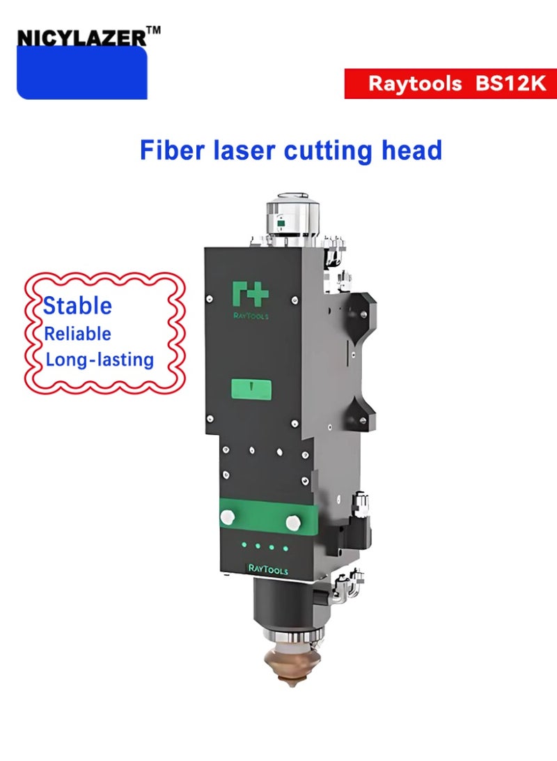 رأس القطع بالليزر Raytools BS12K بقوة 12000 واط مع وظيفة التركيز التلقائي لقطع الألواح السميكة. - Image 1