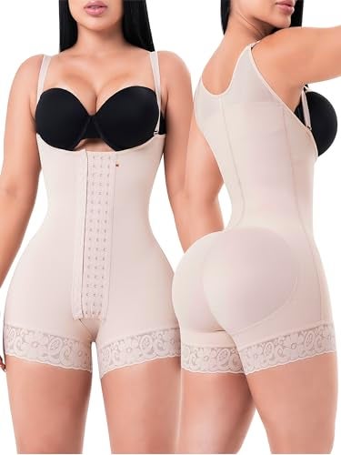 Sonryse Stage 2 Faja Shapewear for Women | Tummy Tuck Compression Garment & Post Surgery Compression Garment | Fajas Colombianas Moldeadoras Beige M - Image 1