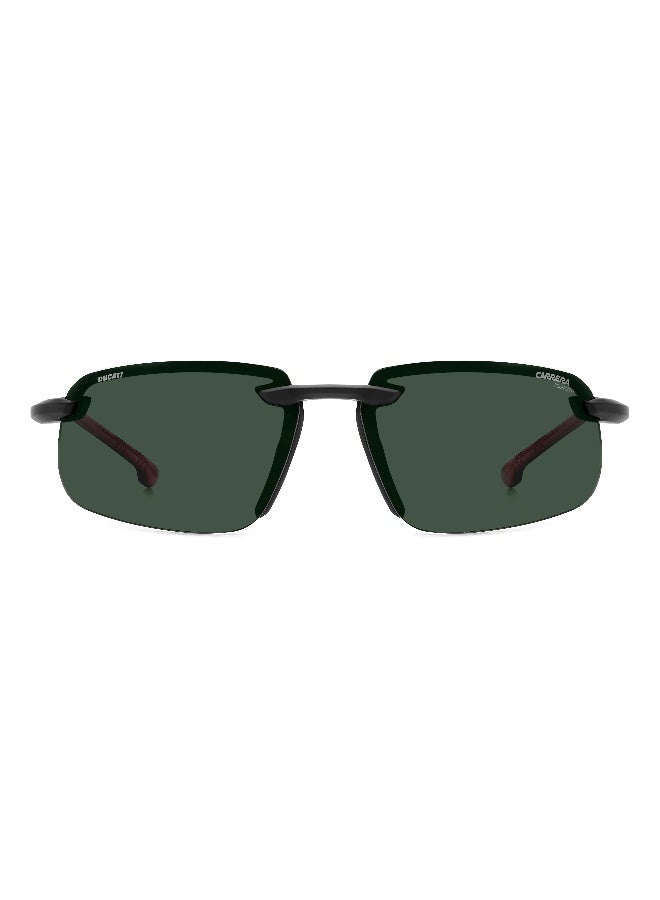 Carrera CARDUC 043/S 003 Men's Semi-Rimless Wraparound Sunglasses - Image 2