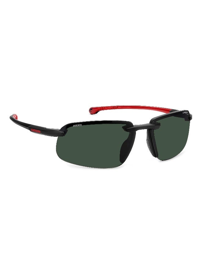Carrera CARDUC 043/S 003 Men's Semi-Rimless Wraparound Sunglasses - Image 3