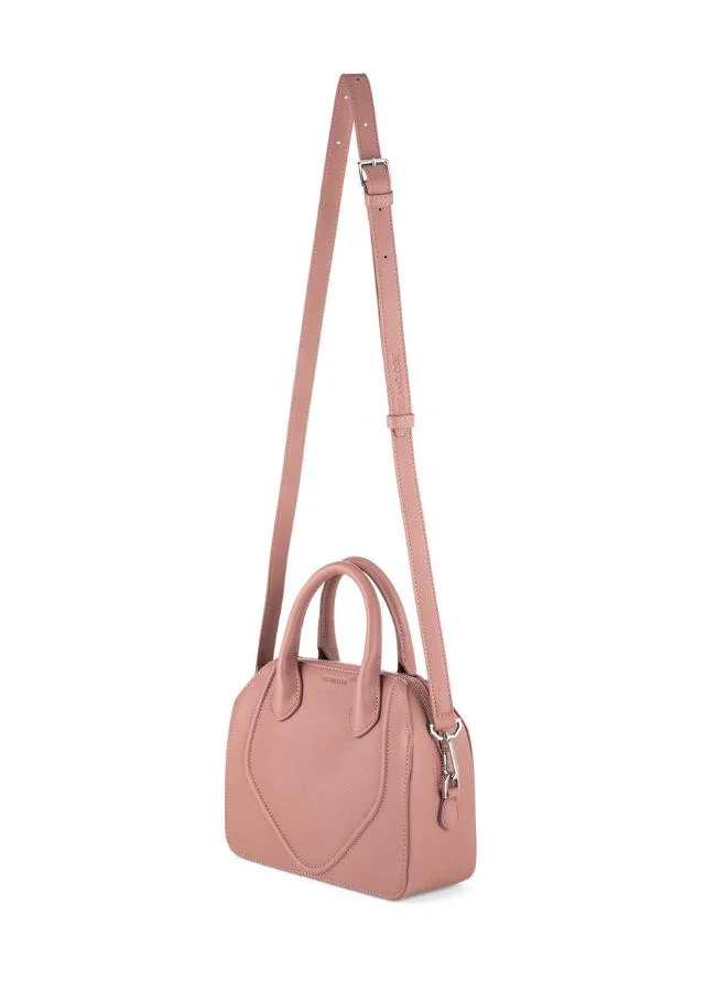 Veganologie Gemma Crossbody Bag in Pink Made from 11 Recycled Bottles