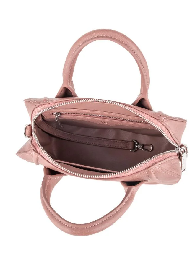 Veganologie Gemma Crossbody Bag in Pink Made from 11 Recycled Bottles