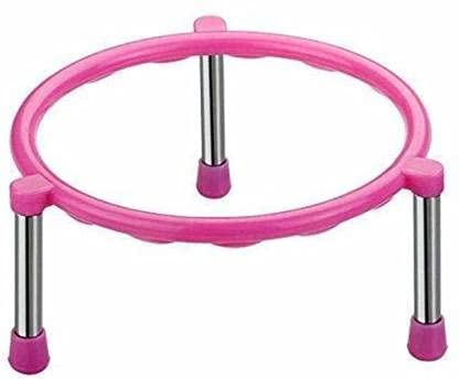 Puno PUNO Pot Stand12 Piece Stainless Steel Legs Single Ring Matka Stand  - Image 2