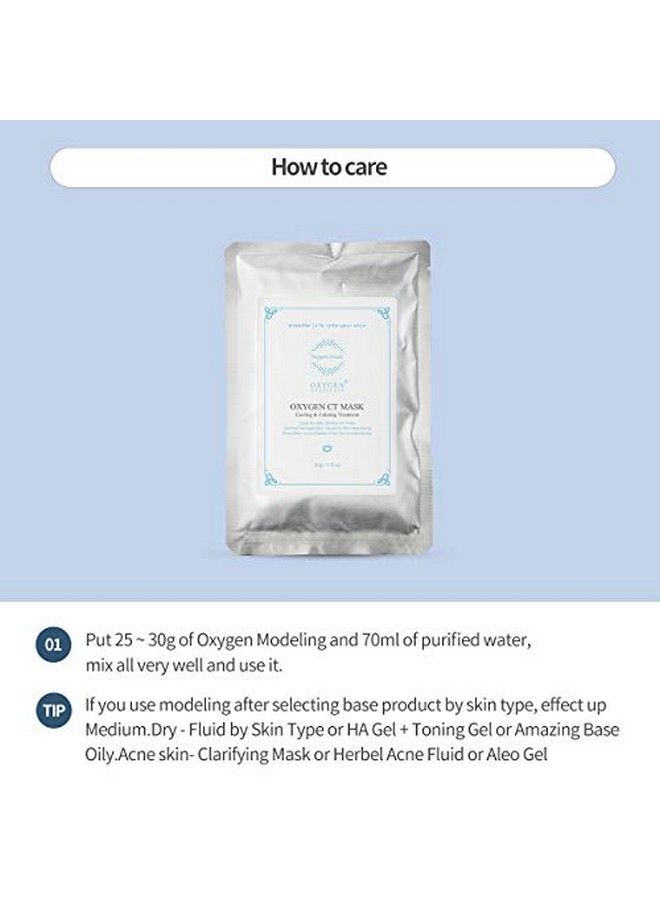 OxygenCeuticals Premuim Ct Mask For Face Facial Peel Off Algae Mask Menthol Cooling & Calming Skin Treatment By 30G/1Oz (5 Packs) - Image 5