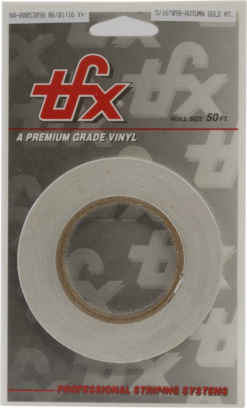Universal TFX 00053098 - Auto Customizing Dual Pinstripe - 5/16" x 50' (1/8” Stripe, 1/8" Gap, Then 1/16” Stripe) - 098-Autumn Gold Metallic - Image 3