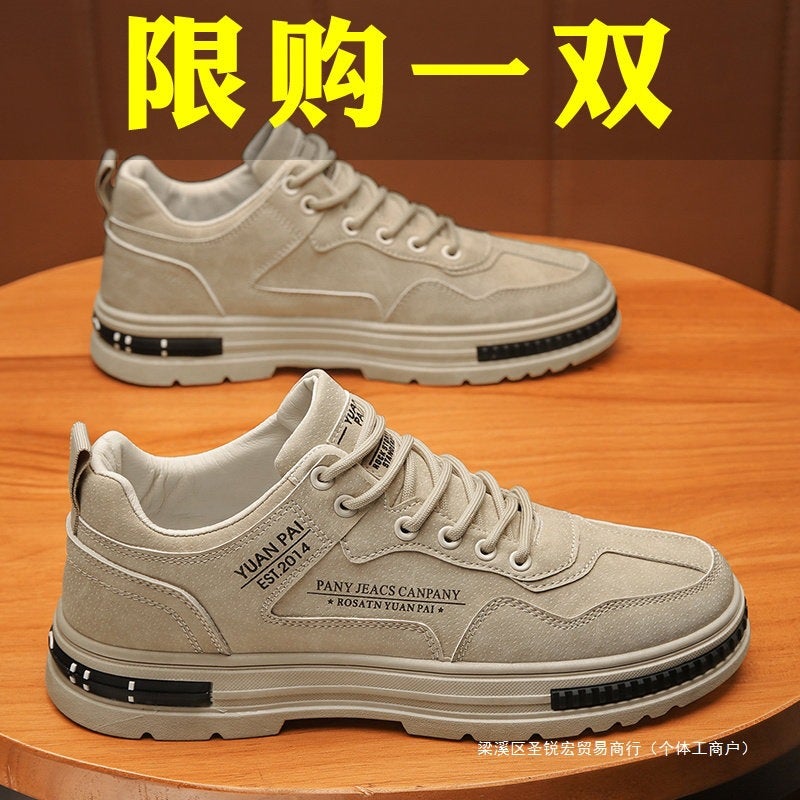 Labor Men'S Shoes Spring Construction Site Work Tooling Board Shoes Non-Slip Wear-Resistant Outdoor Sports Mountaineering Martin Fashion Shoes - Image 2