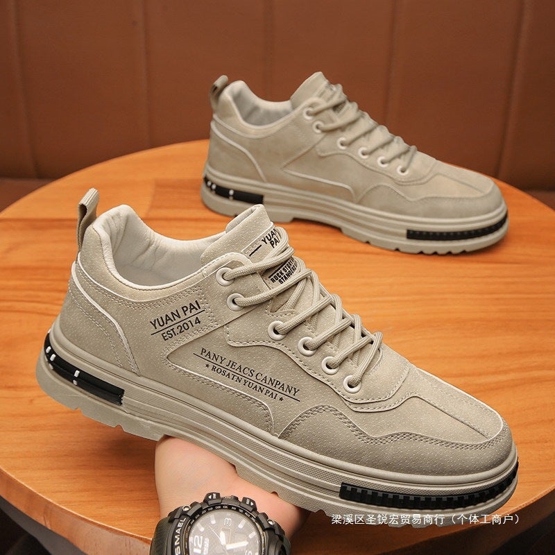 Labor Men'S Shoes Spring Construction Site Work Tooling Board Shoes Non-Slip Wear-Resistant Outdoor Sports Mountaineering Martin Fashion Shoes - Image 3