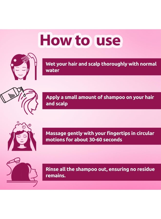 MNT Red Onion & Kalonji Hair Shampoo for Hair Fall Control and Hair Growth with Onion & Black Cumin Seed Oil, 300 ml - Image 5