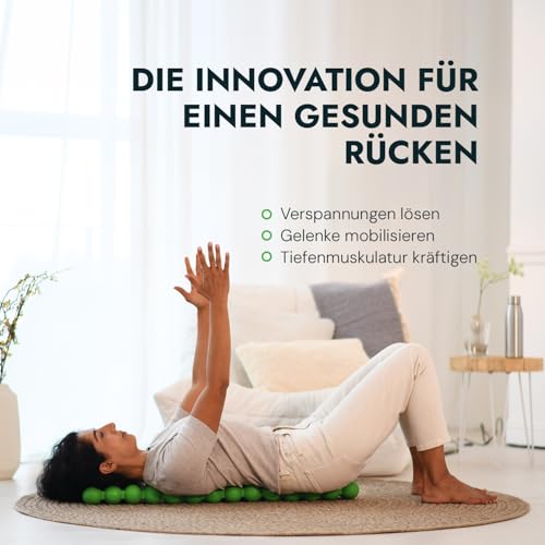 SISSEL SPINEFITTER by SISSEL Purple Red Massage Device for Back Balance Back Trainer Relieves Tension Blockages Ideal for Pilates and Yoga for Relaxation of the Spine for Home Professional - Image 3