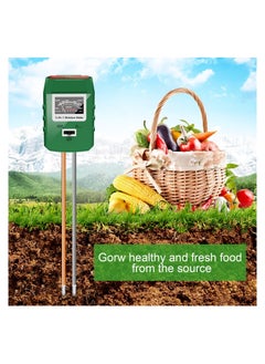 SYOSI Soil Tester, 3-in-1 Soil Moisture/Light/pH Meter, Gardening Lawn Farm Test Kit Tool, Digital Plant Probe, Water Hydrometer Sunlight Tester for Indoor Outdoor, for Plant Care, Great for Garden, Lawn  - Image 4