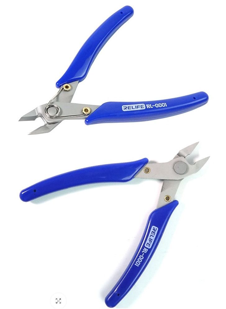 RELIFE Electrical Cutting Pliers Jewelry Wire Cable Cutter Side Snips Flush Pliers Tool - Image 1