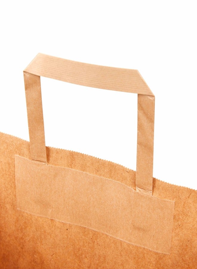 SUNCOLOR Brown Reusable Paper Bags with Handles - 50 Pack - 16x6x12 Inches - Large Shopping & Gift Bags - Kraft Construction - Image 4
