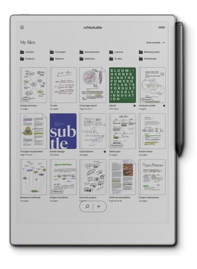 Remarkable - reMarkable Paper Pro 11.8” Color Tablet with Marker Plus with Eraser - Image 1