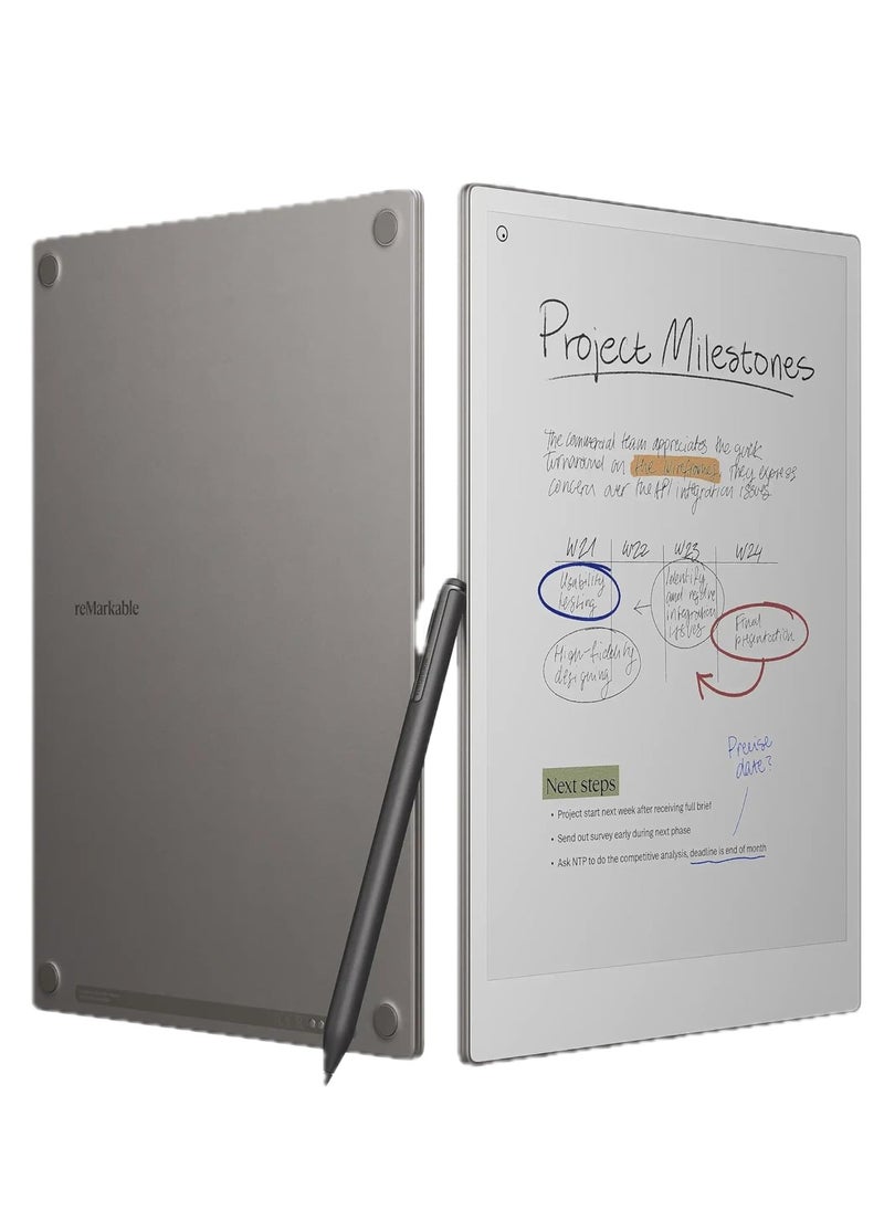 Remarkable - reMarkable Paper Pro 11.8” Color Tablet with Marker Plus with Eraser - Image 1