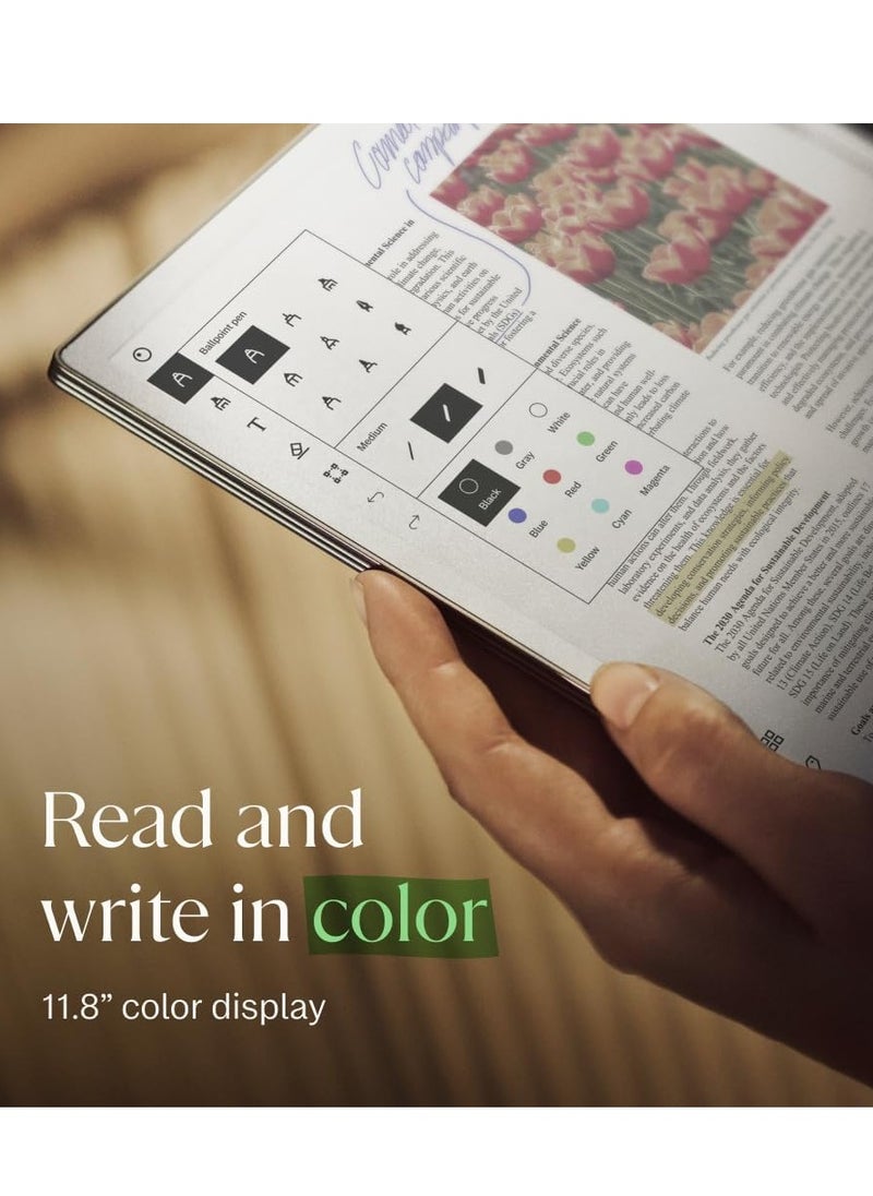 Remarkable - reMarkable Paper Pro 11.8” Color Tablet with Marker Plus with Eraser - Image 1
