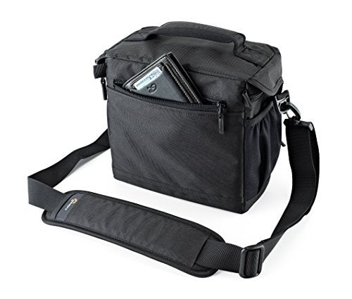 Lowepro LP37121, Nova 170 AW II Camera Bag, Fits DSLR with 24-105mm Attached Lens, Compact Photo Drone, 1-2 Additional Lenses, Flash, Black - Image 5
