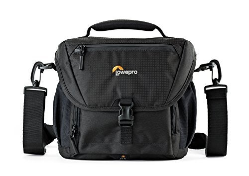 Lowepro LP37121, Nova 170 AW II Camera Bag, Fits DSLR with 24-105mm Attached Lens, Compact Photo Drone, 1-2 Additional Lenses, Flash, Black - Image 1