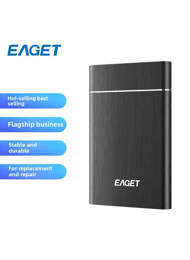 USB3.0 Mobile Hard Disk G10 2.5 Inch All-metal File Data Backup Storage High-speed Hard Disk-Capacity:250GB-Interface:Black - Image 1
