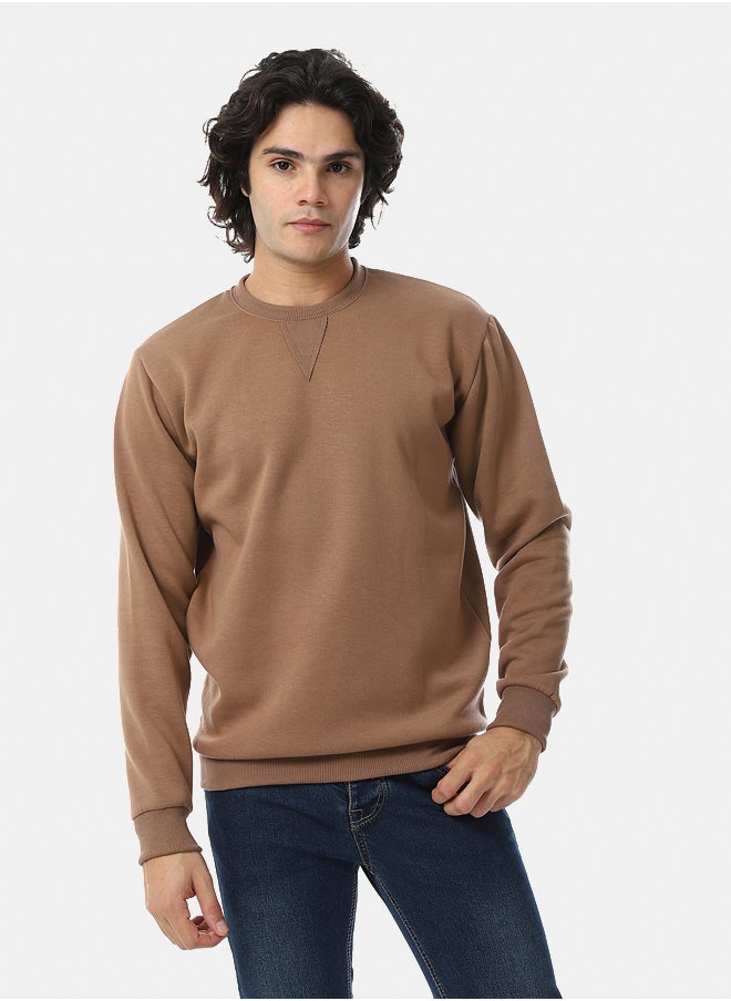 Men Cozy Casual Plain British Tan Beige Sweatshirt - pzsku/ZA341B0EF0B96A77D55B7Z/45/_/1731018404/0cae1cf1-8d27-4822-91e5-5f0b32de7120