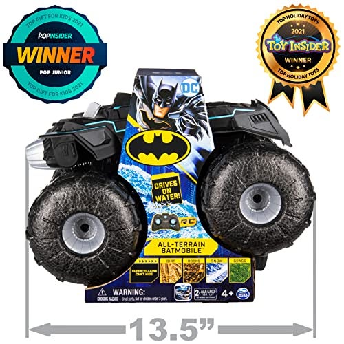 DC Comics DC Batman, All-Terrain Batmobile Remote Control Vehicle, Water-Resistant Batman Toys for Boys Aged 4 and Up - Image 2