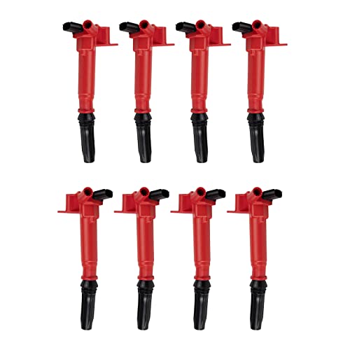 TRQ Ignition Coil Set - Compatible with 2017 Ford E-350, E-450, 2010-2014 F-150, F-250, F-350 Super Duty - Image 2