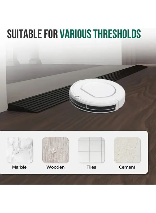 Self Adhesive Door Threshold Ramp 35.43x1.97 Inch Brown Pvc Wear Resistant Wheelchair Scooter Speed Reduction Ramp Indoor Doorway Stripe Anti Slip Strip - Image 4