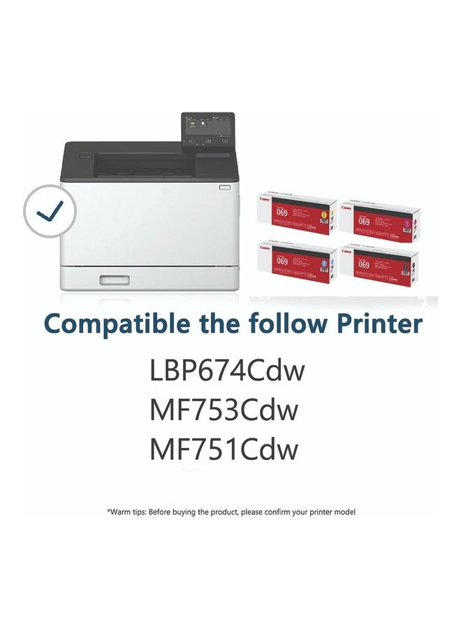 كانون مجموعة خرطوشة CRG069 الأصلية لحبر الطابعة LBP674Cdw MF753Cdw MF751Cdw - Image 2