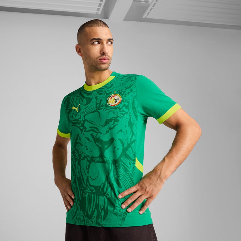 PUMA Senegal 2025 Away Mens Green Jersey Top - Image 1