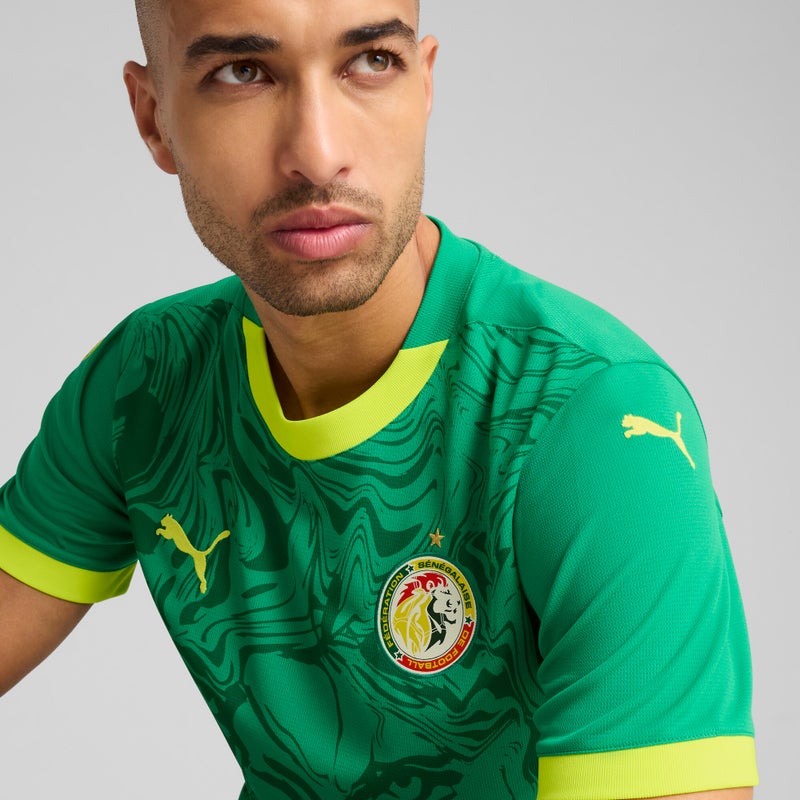 PUMA Senegal 2025 Away Mens Green Jersey Top - Image 2