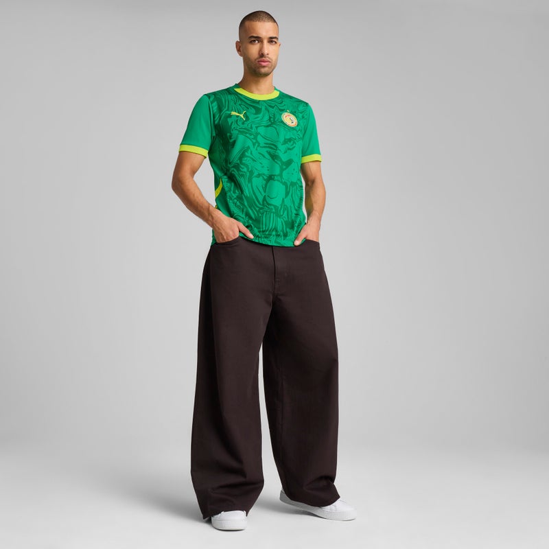 PUMA Senegal 2025 Away Mens Green Jersey Top - Image 3