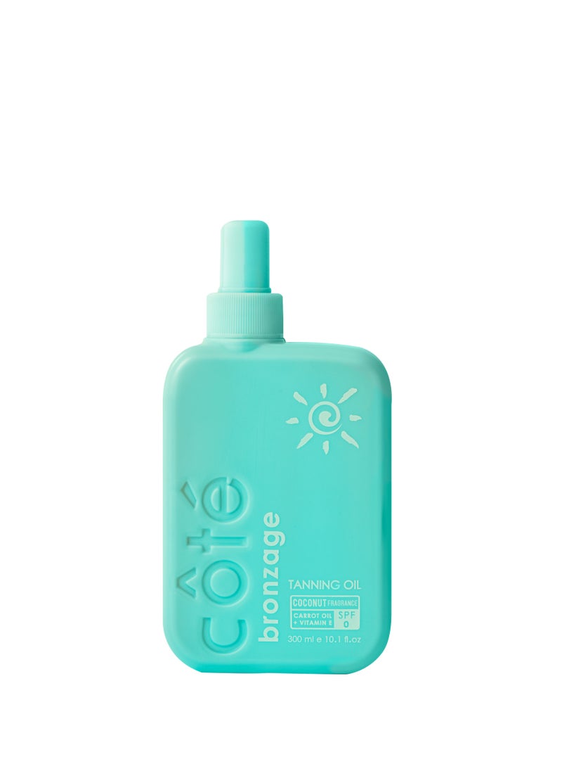 Côté Cote Bronzage Tanning Oil spf 0 Coconut 300 ML  - Image 1