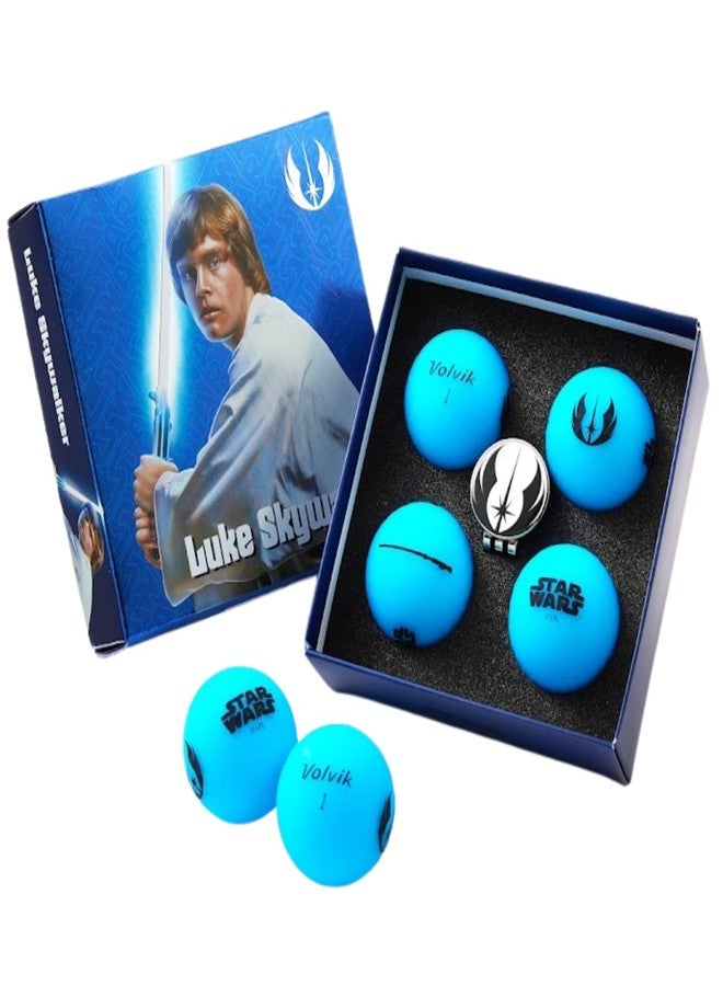 Volvik Vivid Soft Star Wars Golf Ball Gift Sets (Luke Skywalker, 4 Pack) - Image 1