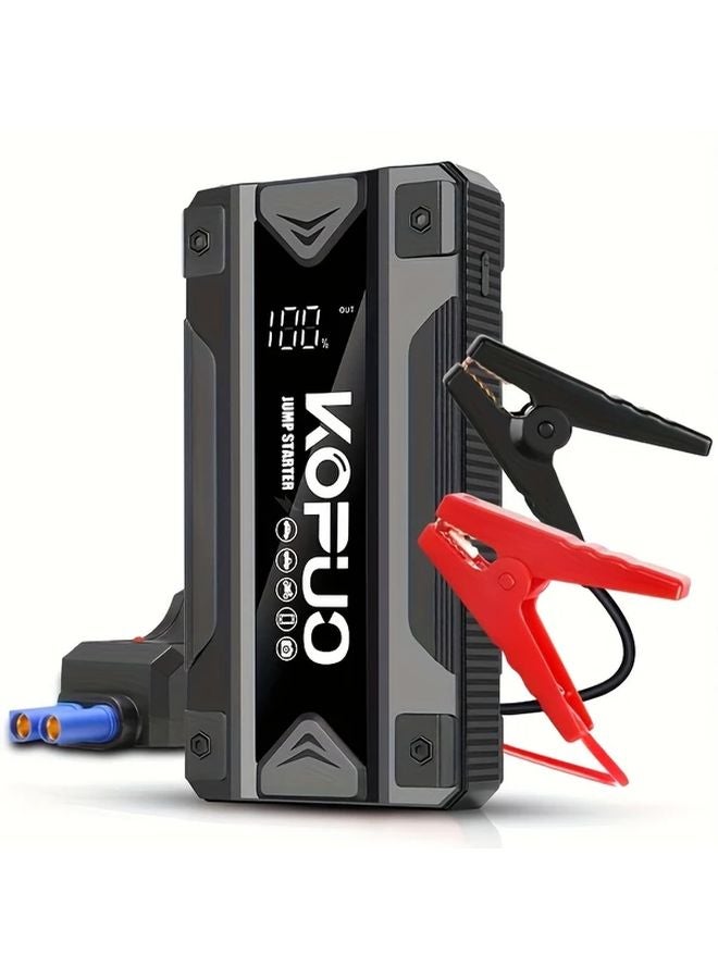 بلاك 4000A مولد قفز بطارية السيارة بنك طاقة لمحركات البنزين والديزل مع ضوء LED USB - Image 1