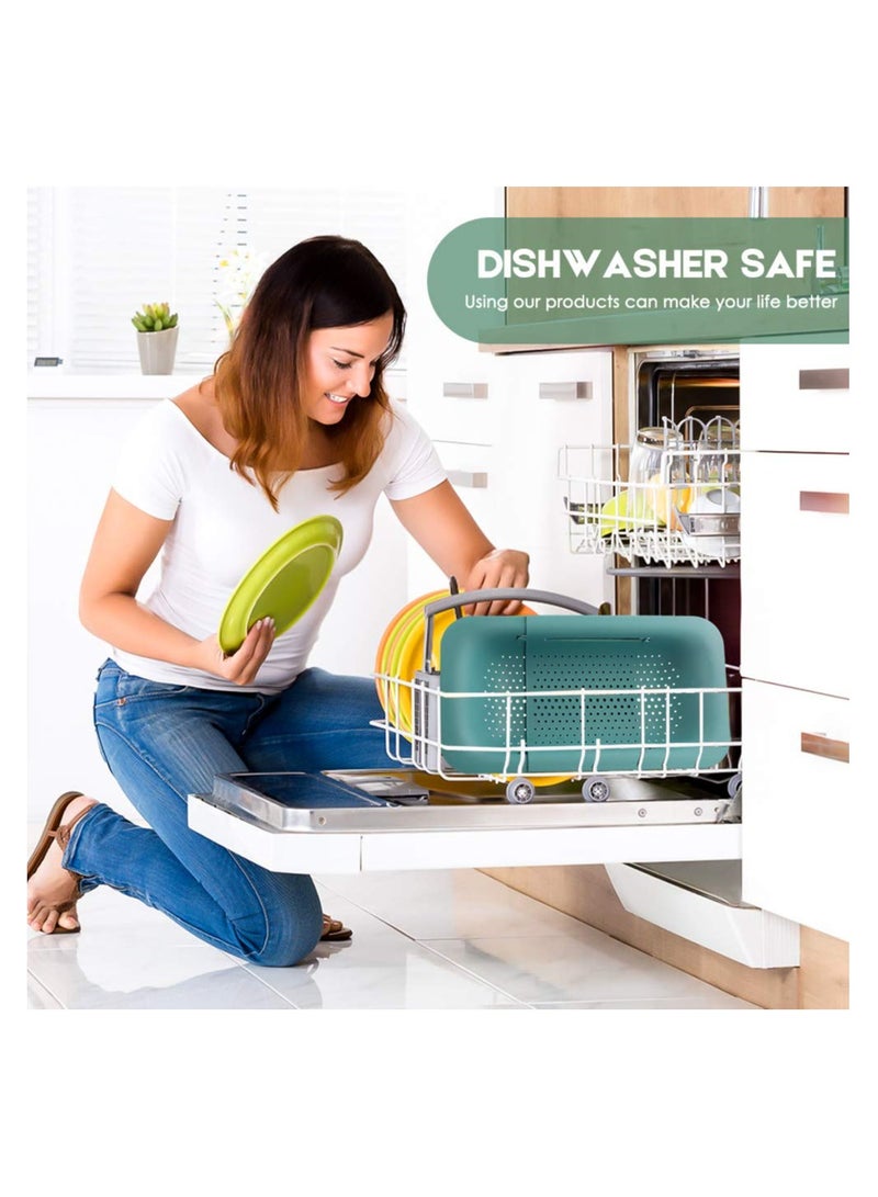 SYOSI Expandable Colander, Over-Sink Drainer Over-Sink Drainer Kitchen Space-Saver Multi-Purpose Kitchen Colander Noodle and Pasta Strainer Sink-Top Colander for Draining Pasta, Vegetable and Fruit - Image 5