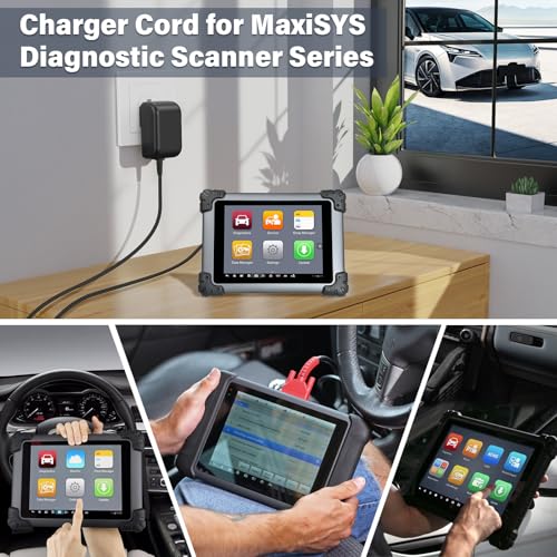 HIENADTOR 12V 3A Automotive Diagnostic Scanner Charger Fit for Autel MaxiSYS MS905 MS906 Power Cord AC Adapter for Autel MaxiSYS MS908 MS906BT MS906TS MS908P MS908S Elite II PRO MS909 MS909CV MS909EV Plug Cable - Image 5