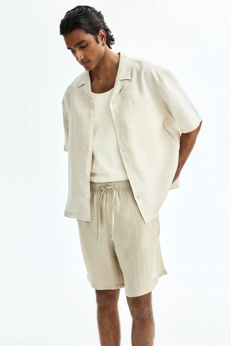 H&M  Loose Fit Cotton shorts for Men | Best Price UAE