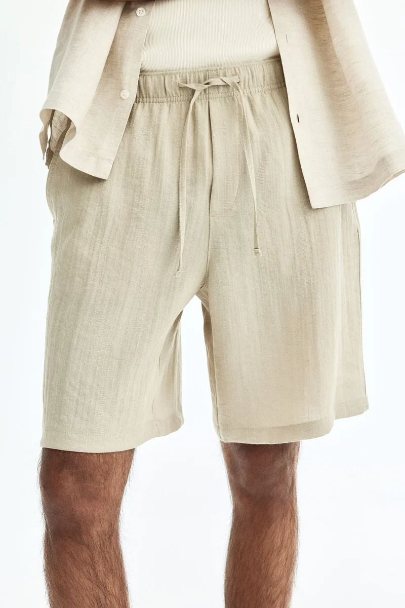 H&M  Loose Fit Cotton shorts for Men | Best Price UAE