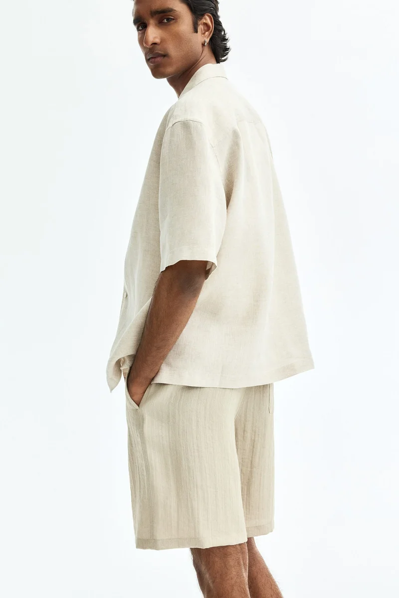 H&M  Loose Fit Cotton shorts for Men | Best Price UAE