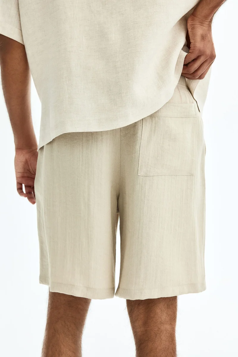 H&M  Loose Fit Cotton shorts for Men | Best Price UAE