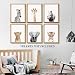 calmart Jungle Nursery Wall Art Decor Cute Safari Animals Decor for Baby Bedroom 8x10 UNFRAMED - Image 2