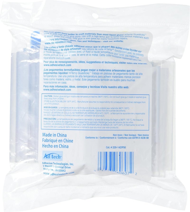 Adtech W229-14ZIP50 4 inch Glue Sticks, - Image 4