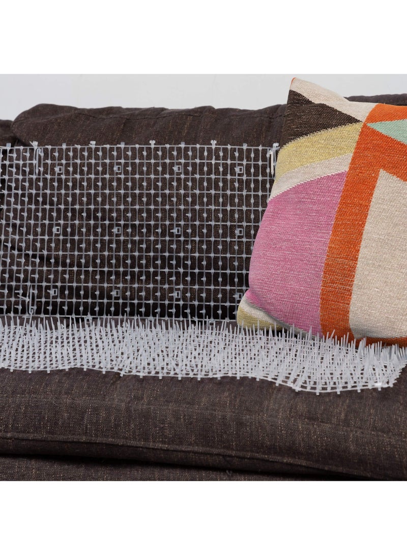 SYOSI رول القطة لحماية الأثاث، 6.5 قدم (2م × 30 سم) حصيرة تدريب كلب طارد للحيوانات الأليفة مصنوعة من البلاستيك لمنع القطط من الجلوس على الأريكة - أداة تدريب للحيوانات الأليفة لإبعادها عن الأريكة والأثاث - Image 5